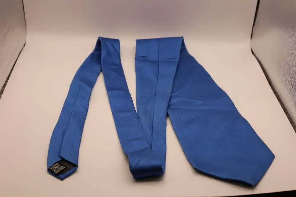 Giorgio Moreschi Royal Blue Solid Silk Necktie Made in Italy